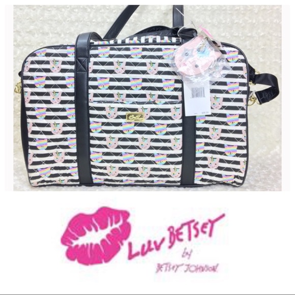 Betsey Johnson Bags Nwt Betsey Johnson Cruzin Large Duffel Bag